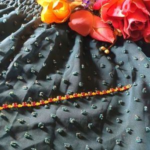 Gold and garnet bracelet